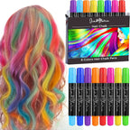 Jim and Gloria dustless hair chalk 8 color set front view