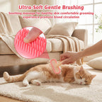 Gentle silicone pet comb showing the underside bristle arrangement for detangling