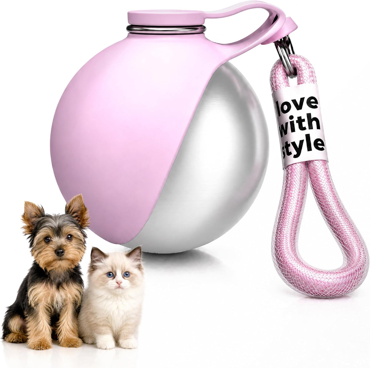 Premium imported stainless steel pet bottle for Indian pet owners