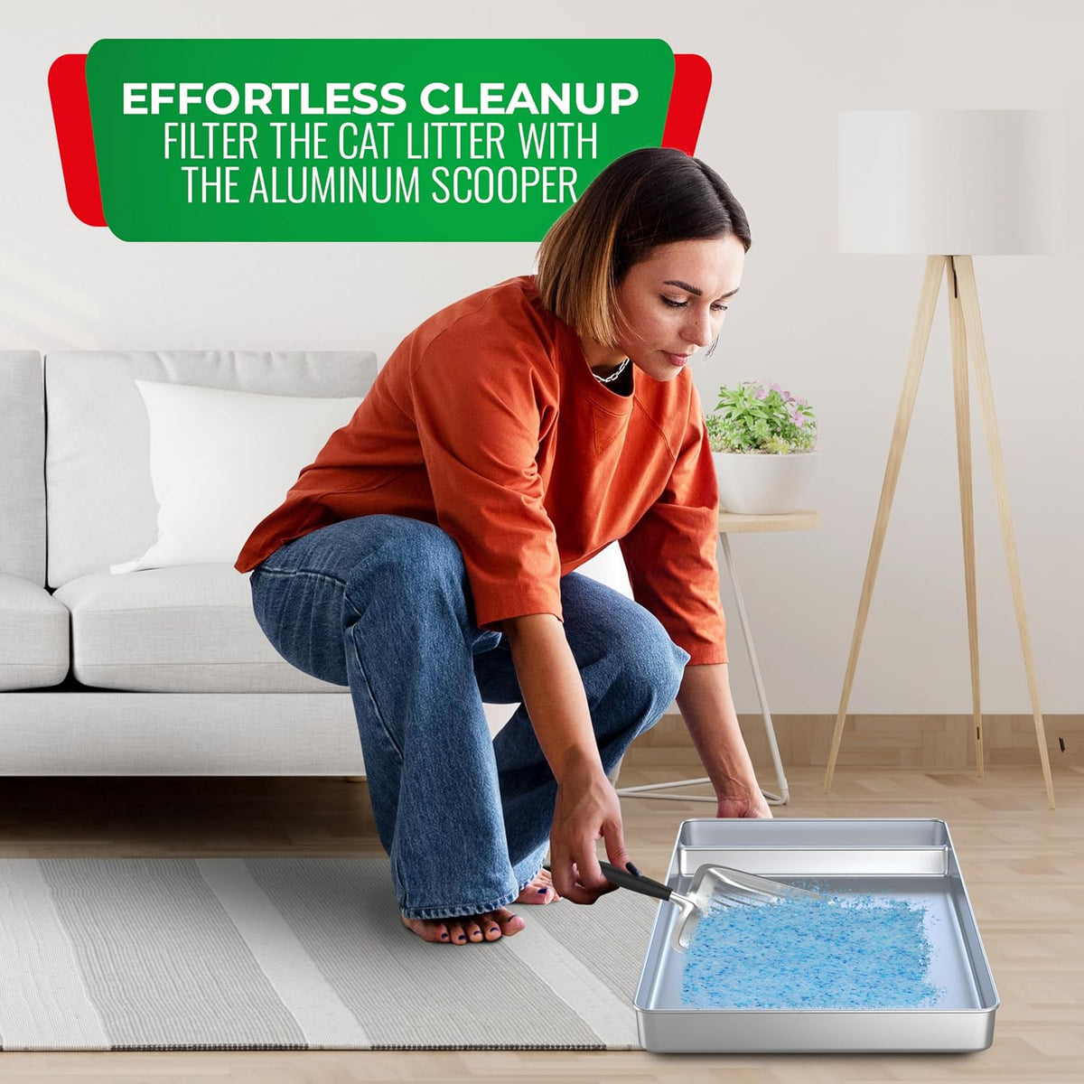 Durable stainless steel cat litter tray for automatic boxes