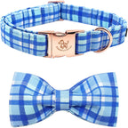 Elegant little tail Independence Dog Collar, July 6th American Flag Bowtie Puppy Collars, Hoiday Pet Collars Cute Pet Bowtie Dog Collar for Medium Dogs - Image 15