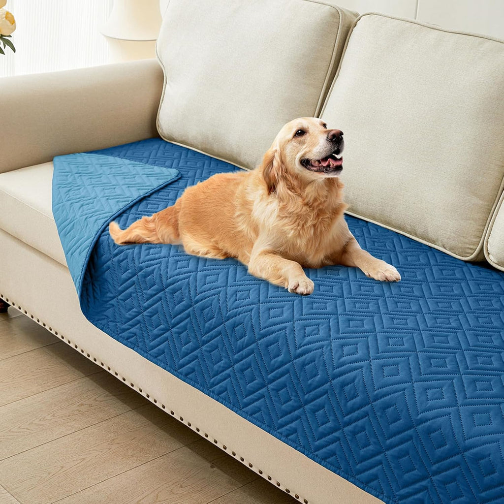 hyha Waterproof Dog Blanket, Soft Pet Bed Blankets, Waterproof Sofa Couch Cover for Dogs Washable, Reversible Pet Couch Covers for Sofa Furniture (30x70 Inch, Grey/Dark Grey) - Image 14