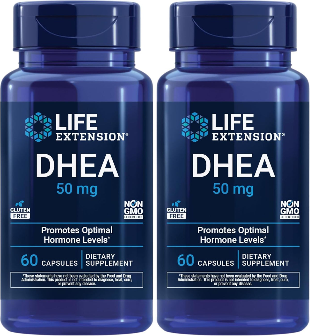 Life Extension DHEA 50 mg - Hormone Balance Supplement, Memory, Muscle Mass and Bone Density Support, Healthy Sex Drive, Gluten-Free, Non-GMO, 60 Capsules - Image 10