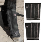 Harrison Howard Loose-Fitting Horse Fly Boots UV-Protective, Durable Fine Mesh Leggins with Reflective Strips (Set of 4) - Image 9