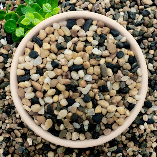 Nupick 6lb pH neutral natural aquarium pea gravel bag front view