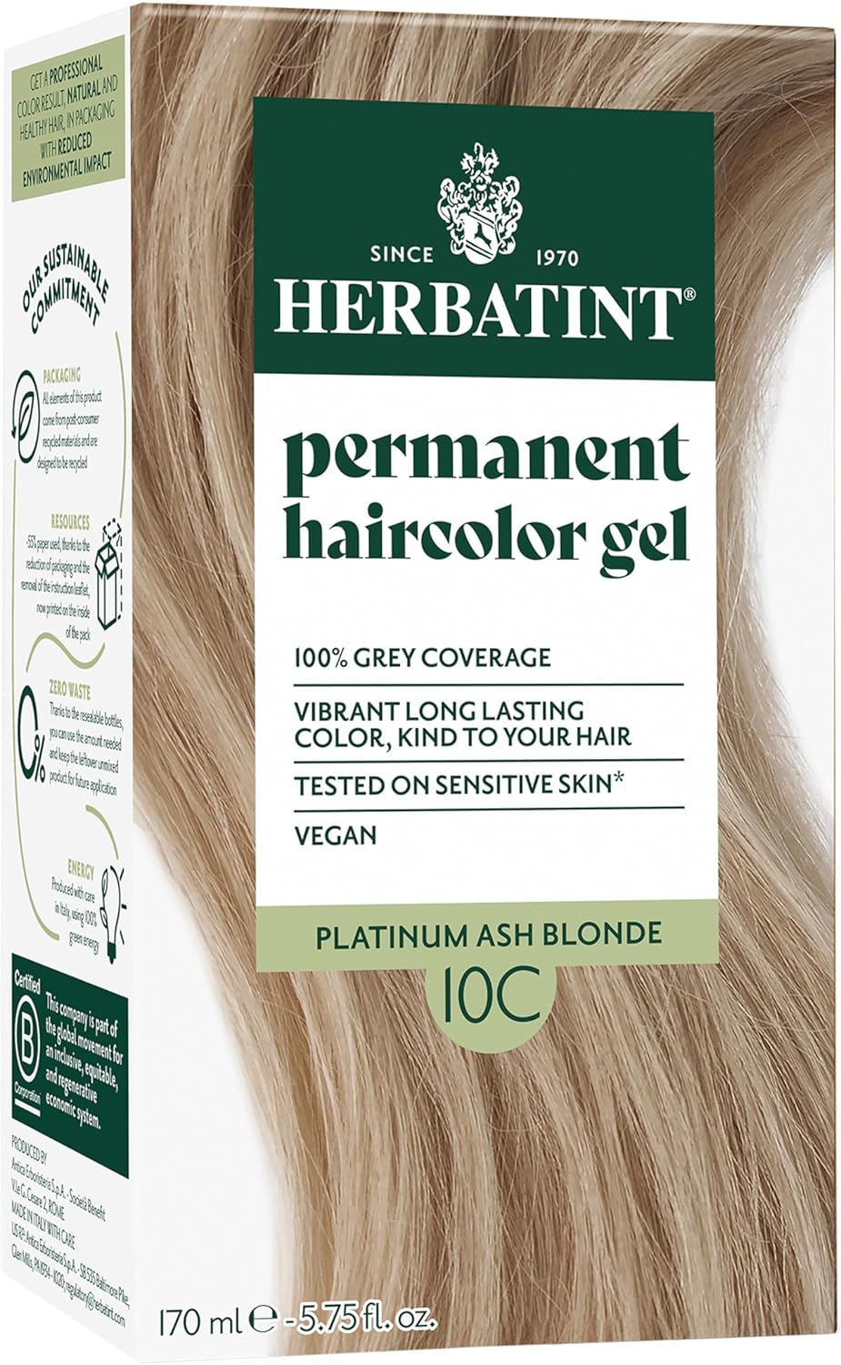 Herbatint Permanent Hair Dye For Women - 3N Dark Chestnut - For Up To 100% Gray Coverage of Resistant Gray Hair - Ammonia-Free, Alcohol-Free & Vegan - Salon Influenced Hair color 5.75 fl oz - Image 13