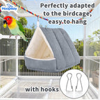 Medium Winter Warm Bird House and Bird Bed for Cage - Image 3
