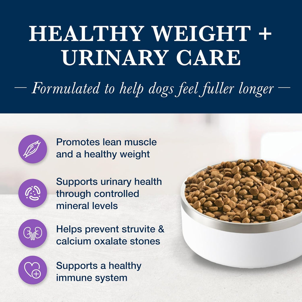Premium imported USA chicken flavor urinary and weight control formula for dogs