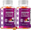 Vitamatic extra strength prebiotic fiber gummies front view