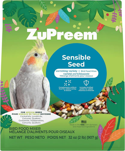 ZuPreem FruitBlend Bird Food, Bird Feed Pellets for Cockatiels, Lovebirds, Quakers, Small Conures & Lorikeets, Core Nutrition with Natural Fruit, Cockatiel Food, Conure Feed, (Medium, 2 lb Bag) - Image 15