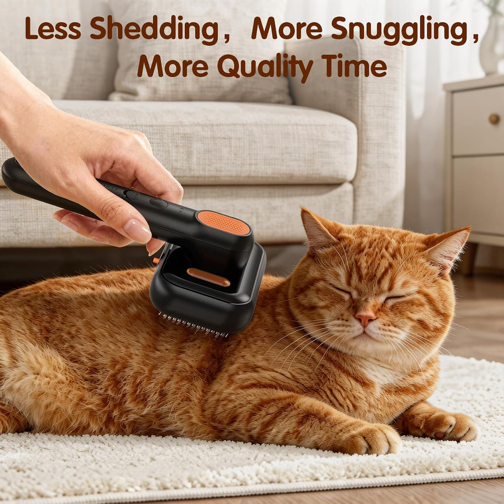 Ddxcoo ergonomic pet grooming tool side profile