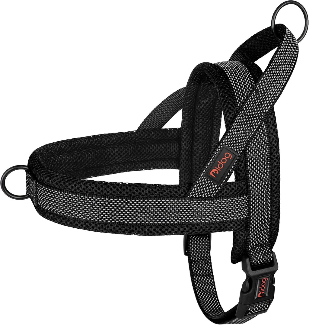 Didog No Pull Dog Harness with Breathable Mesh Padded,Reflective & Quick Fit Light Weight Dog Strap Vest Harness,Easy for Walking Training (L:Chest 26-32", Mesh-Hot Pink) - Image 13