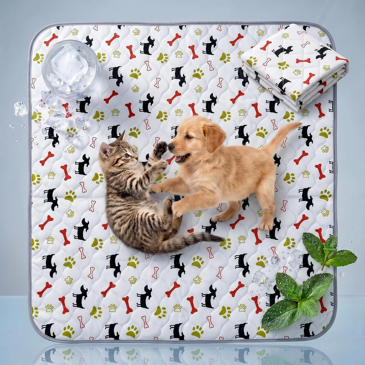 Washable Puppy Pee Pads with Pheromones, Reusable Pee Pads for Dogs, Extra Large, Non-Slip, Leakproof, Fast Absorbent Training Pads for Puppy, Dogs, Cats, Adults, Housebreaking (S: 15.7" x 23.7") - Image 10