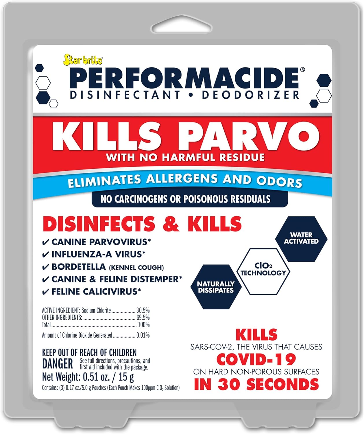 Performacide imported premium pet surface cleaner and deodorizer kit overview