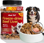 Just Try 7.05 oz Freeze Dried Chicken Cat & Dog Treats Food Topper Raw Single Ingredient High Protein Grain Free Healthy Dog Training Treats - Image 12