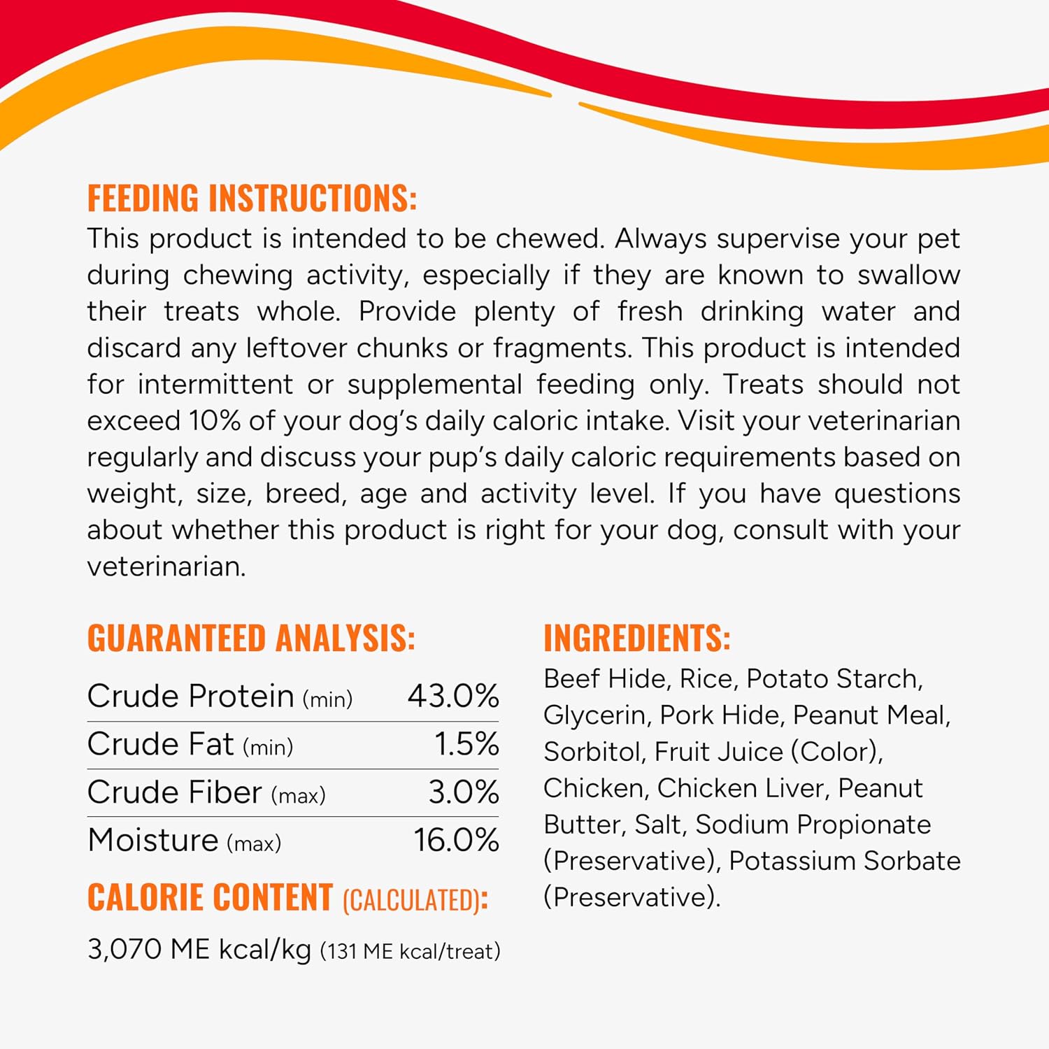 Protein rich stuffed dog treats for tartar and plaque control