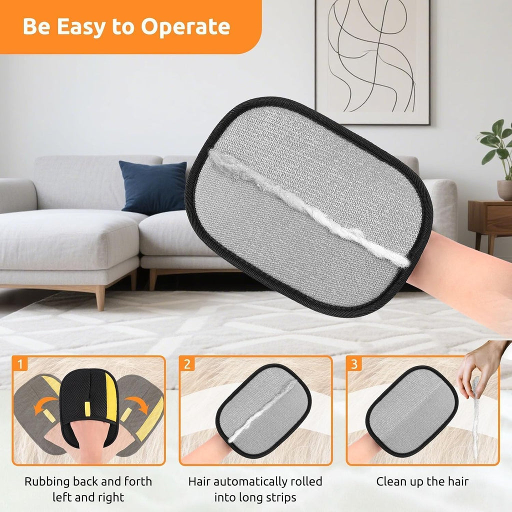 SAWMONG cat and dog hair remover glove textured surface detail