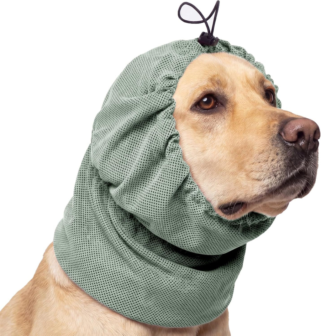 ROZKITCH Grass Seed Ear Protector Dog Neck Wrap Grey S | Breathable Mesh, Adjustable Drawstring, Stretchy, Lightweight, Quick Dry, Stop Grass Seeds - Image 13
