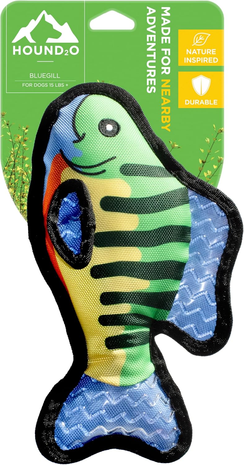 Size reference of Hound2O dog toy for outdoor play