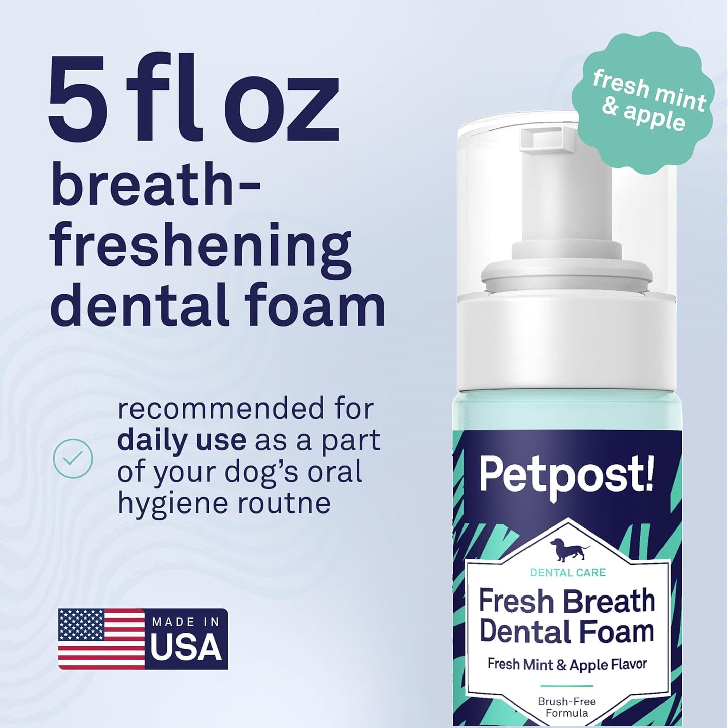 Authentic USA imported Petpost dog breath care