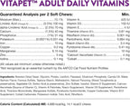 NaturVet vitapet senior cat supplement 60 count jar close up