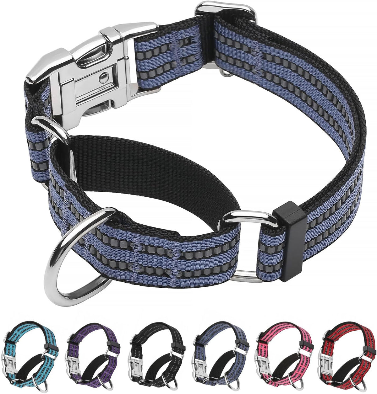 Joyeeiioo pet collar metal D-ring for leash attachment