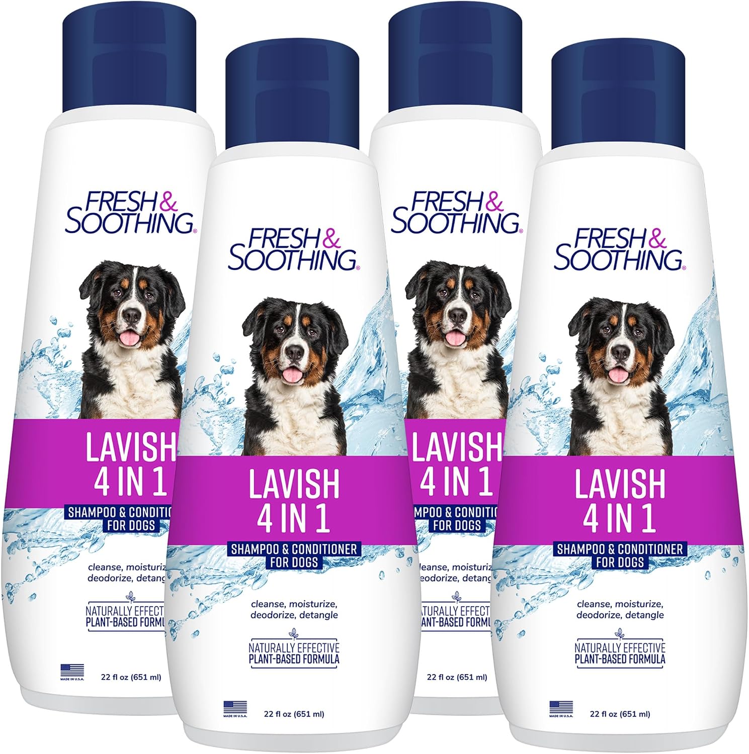 Naturel Promise Fresh & Soothing Lavish 4-in-1 Shampoo + Conditioner for Pets, 22oz - Image 12