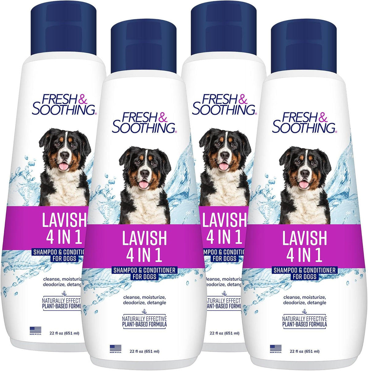 Naturel Promise Fresh & Soothing Lavish 4-in-1 Shampoo + Conditioner for Pets, 22oz - Image 12