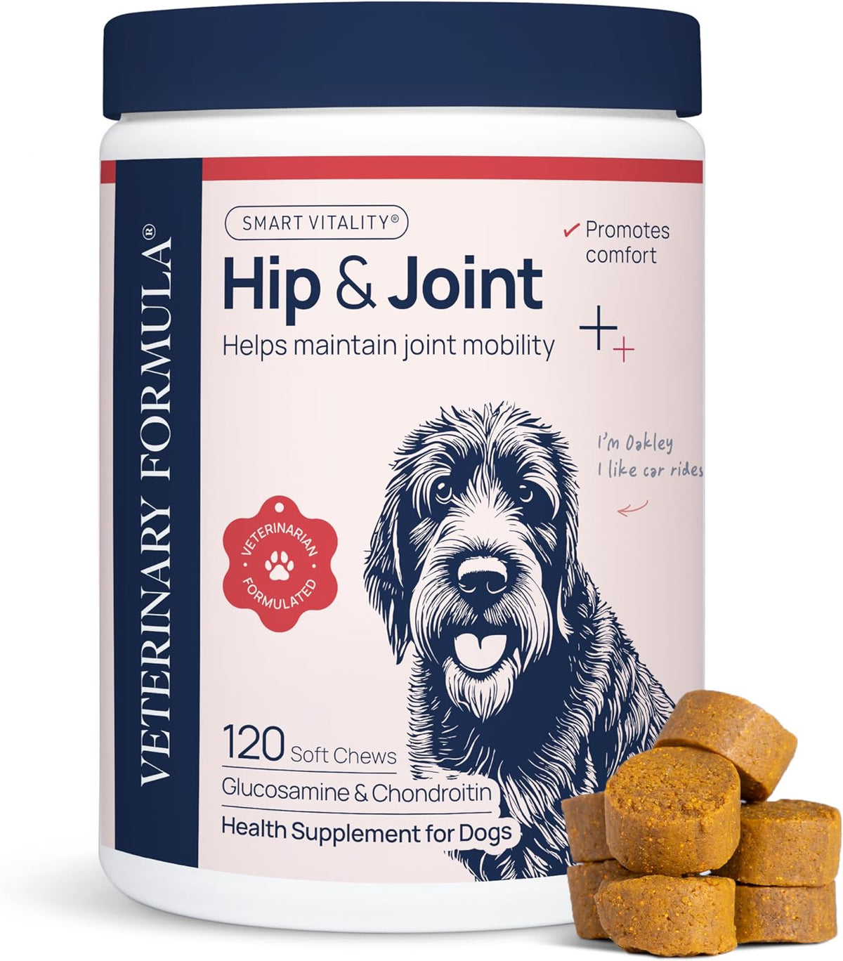 Veterinary Formula Eye Health Supplement for Dogs - Vet-Formulated Tear Stain Chews with Omega 3, Lutein & Cranberry - Smart Vitality Supports Eye Moisture, Stain Reduction & Immunity, 60 Soft Chews - Image 15