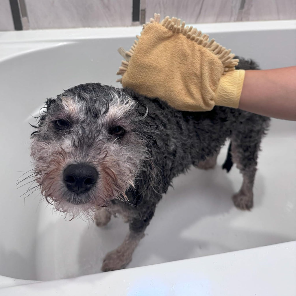 SPOT Clean Paws Chenille Microfiber Dog Towel Mitt - Super Absorbent, Quick-Drying, Washable, Double-Sided Glove for Wet Paws & Body, Durable, Odor-Free, Gently Massages & Dries, 9.5in x 7in - Image 13