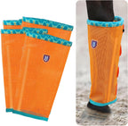 Fine Mesh Fly Boots Loose Fitting & Non-Slip Horse Fly Leggings Fleece Air Flow (Set of 4) - Image 9