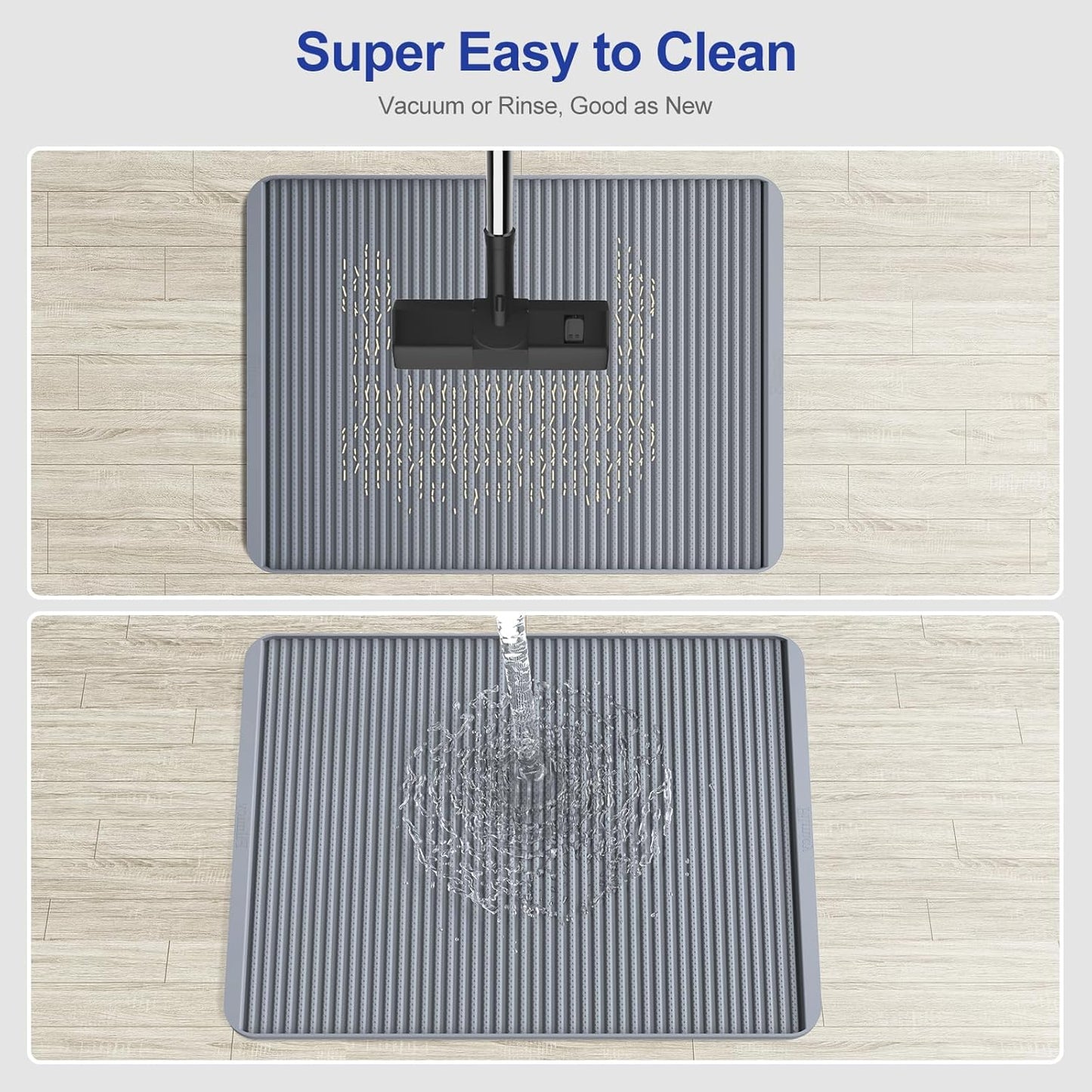 Filmicy large size heavy duty non slip kitty floor protector mat.