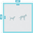 Stack of BESTLE super absorbent training pads for indoor pet potty care.