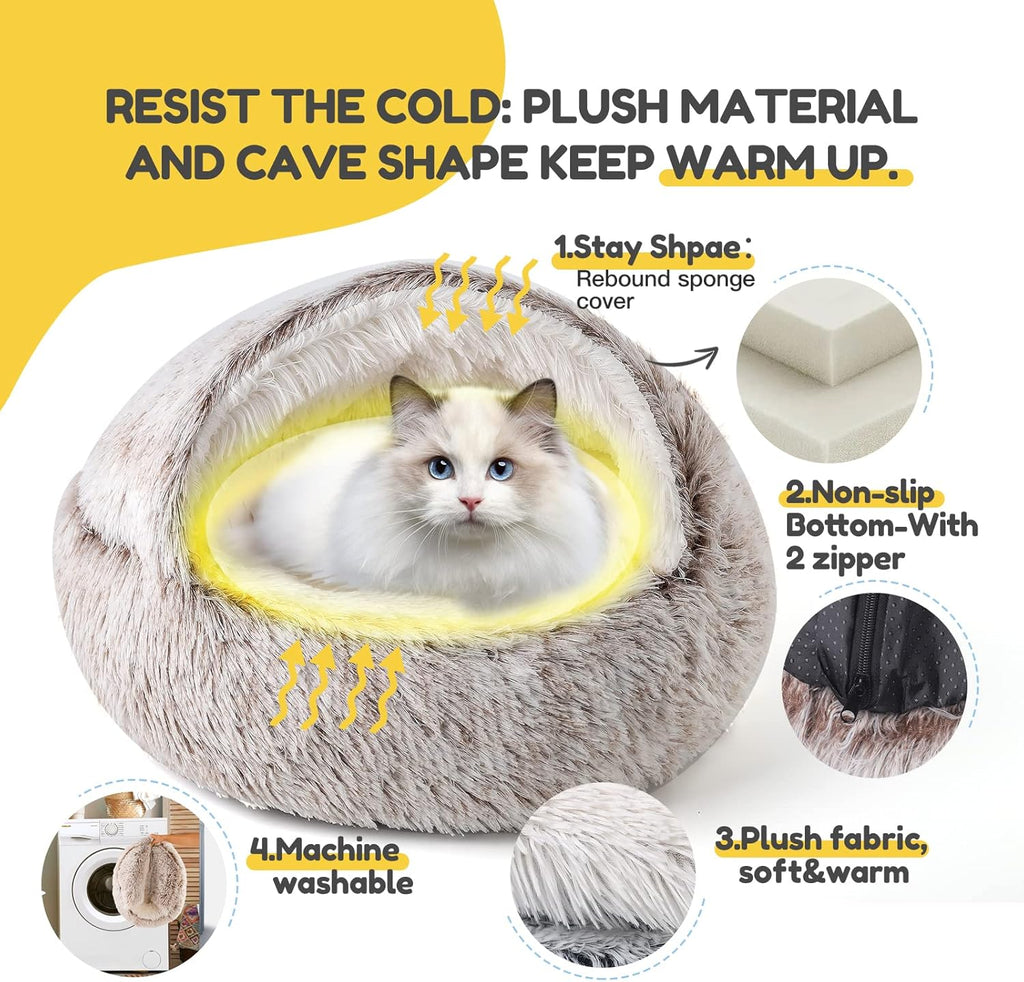 Catism cozy pod for small dogs and indoor cats