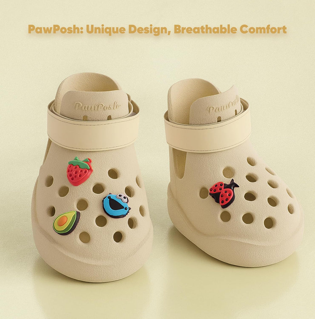 Side profile of PawPosh breathable clog-style dog sandals