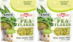 Exotic Nutrition Green Pea Flakes (1 lb.) - Healthy Natural Dried Vegetable Treat - for Rabbits, Guinea Pigs, Hamsters, Chinchillas & Other Small Pets - Image 10