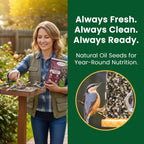 Happy Wings songbird food packaging back view