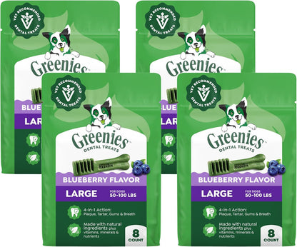 Greenies Dog Treats, Veterinarian-Recommended Natural Dental Dog Treats, Large Size, Variety Pack Flavor, (3) 12 oz. Packs, 24 Count - Image 15