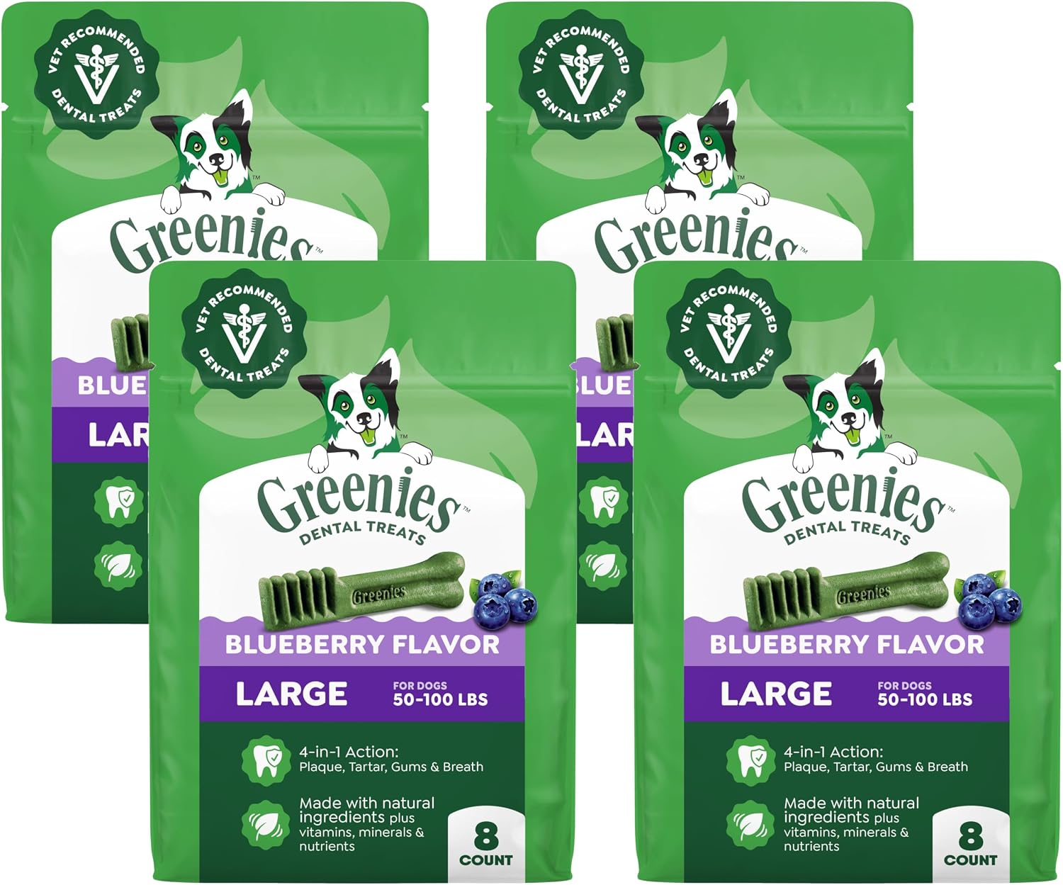 Greenies Dog Treats,Veterinarian-Recommended Natural Dental Dog Treats,Large Size,Sweet Potato Flavor,36 oz,24 Count (Pack of 2) - Image 11