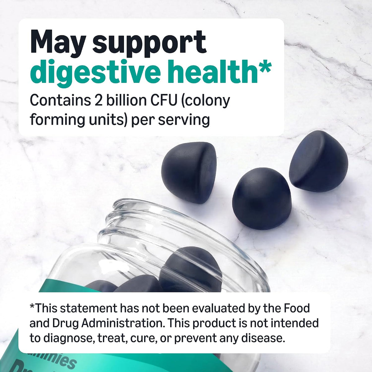 Amazon Basics Prebiotic And Probiotic Gummies ingredient details