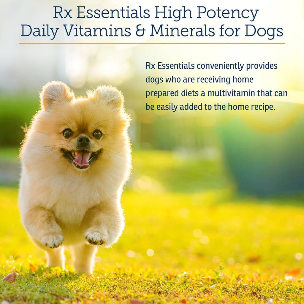 Scoop of Rx Vitamins Essentials powder for dogs