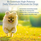 Scoop of Rx Vitamins Essentials powder for dogs