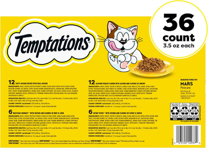 Temptations Tasty Chicken Entree wet cat food tray
