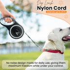 One-handed brake and lock button on PetVest leash