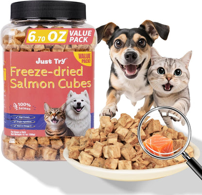Just Try 7.05 oz Freeze Dried Chicken Cat & Dog Treats Food Topper Raw Single Ingredient High Protein Grain Free Healthy Dog Training Treats - Image 11