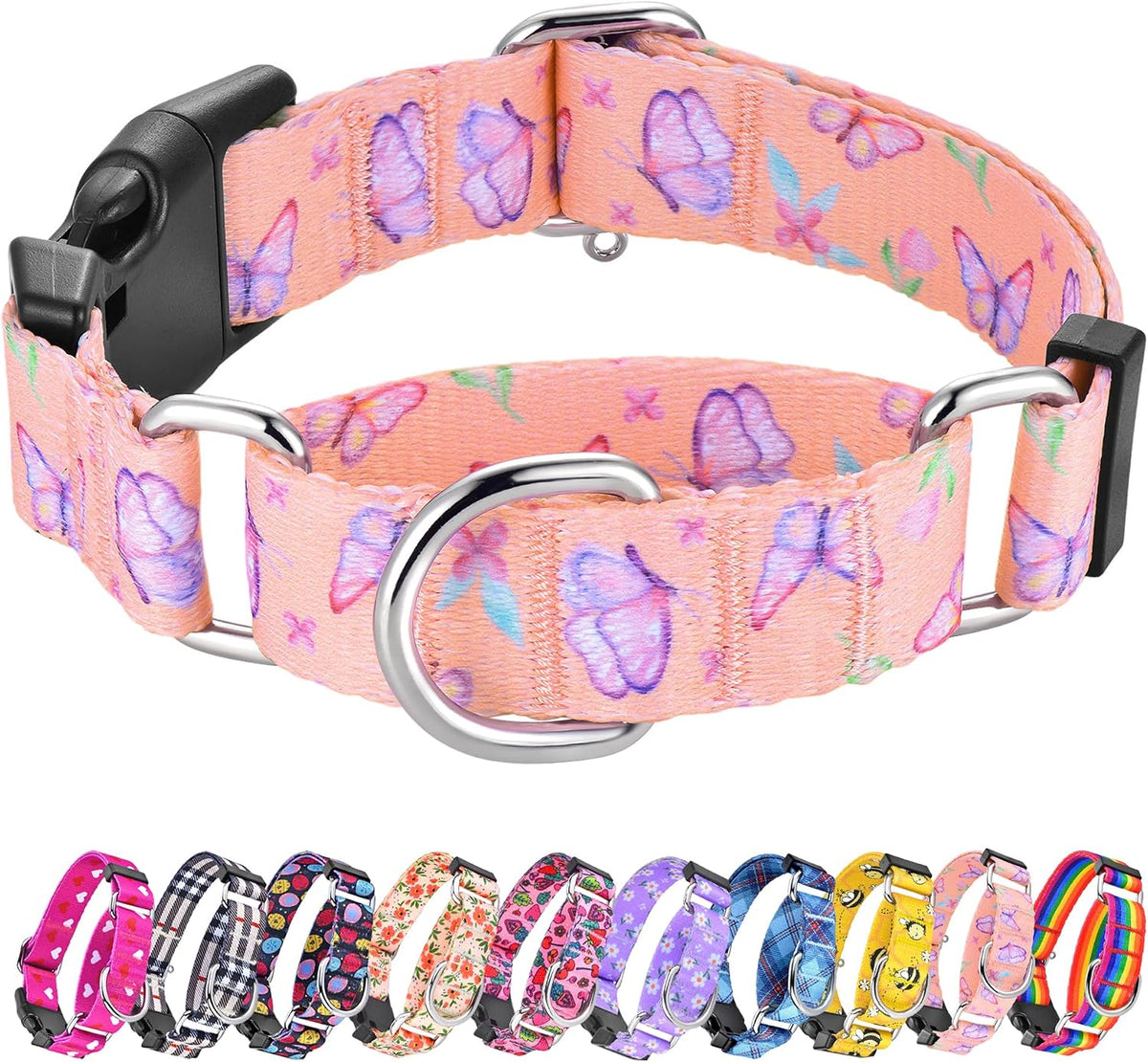 Martingale Collar for Dogs, Adjustable Soft Nylon Dog Collars with Special Design Cute Patterns for Small Medium Large Dog - Image 13
