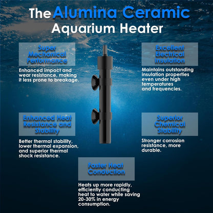 VCRAZE mini heater installed in small betta fish tank