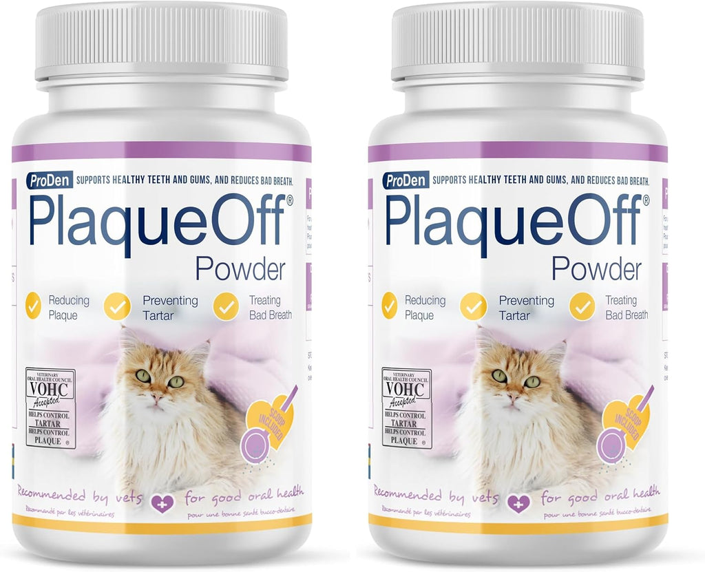ProDen PlaqueOff Powder for Cats - Plaque & Tartar Reducer, Breath Freshener, Feline Oral Care - 40g - Image 10