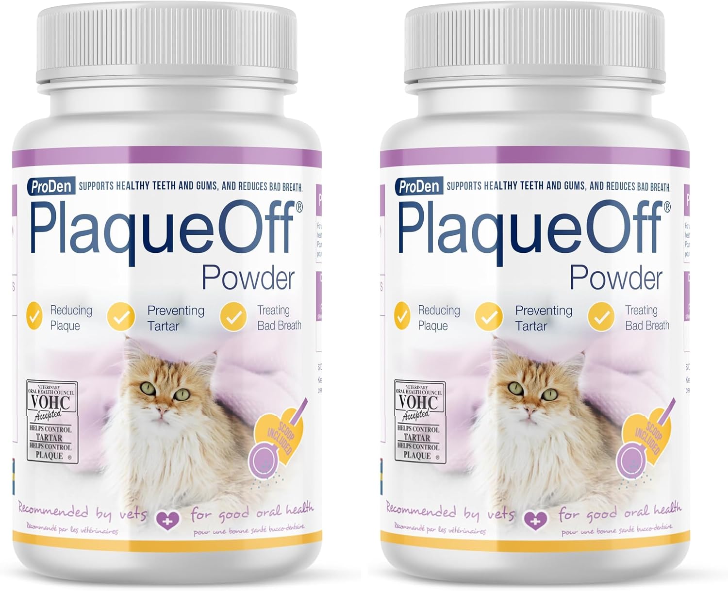 ProDen PlaqueOff Powder for Cats - Plaque & Tartar Reducer, Breath Freshener, Feline Oral Care - 40g - Image 10