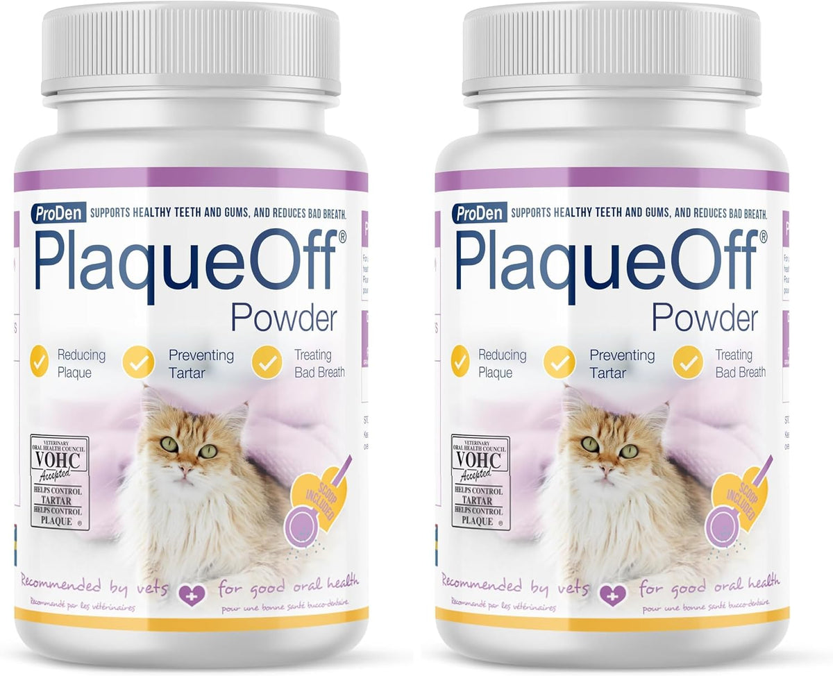 ProDen PlaqueOff Powder for Cats - Plaque & Tartar Reducer, Breath Freshener, Feline Oral Care - 40g - Image 10